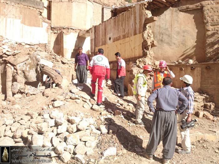 اجرای مانور امداد و نجات در بافت فرسوده روستای هجیج