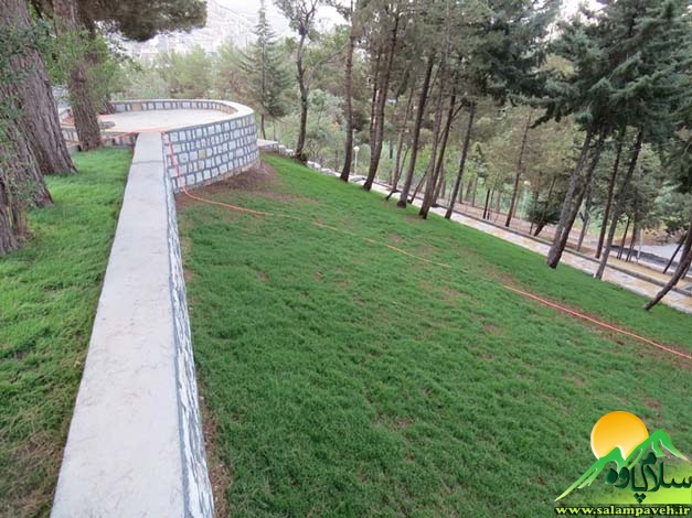 فاز اول عملیات بهسازی و ساماندهی محوطه میانی پارک شهید کاظمی(کومکال)انجام شد+عکس