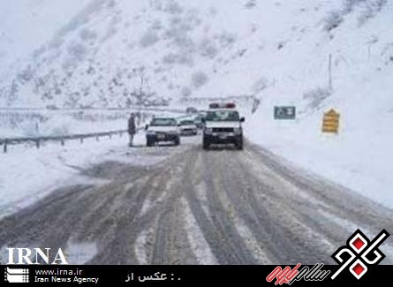 بارش برف جاده کرمانشاه به اسلام آباد و روانسر به پاوه را بست