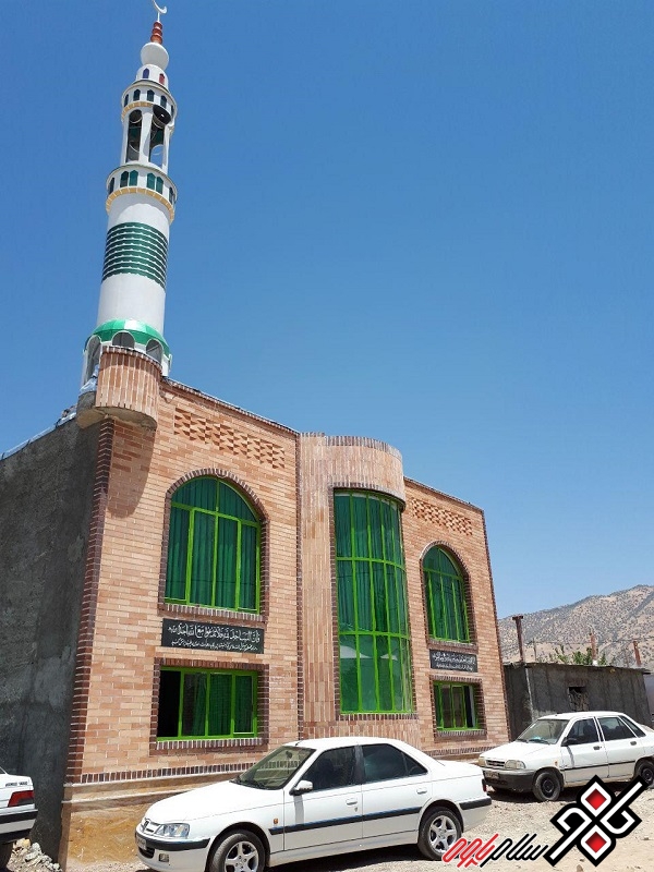 افتتاح سومین مسجد در روستای زلزله زده میدان نمک ثلاث باباجانی/گزارش تصویری